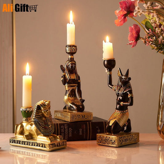 Ancient Egypt Idol Candle Holder - Elementsofthewitch