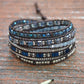 Blue Beaded Adjustable Bracelet - Elementsofthewitch