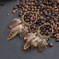 Brown Feather Tassel Pendant Earrings - Elementsofthewitch