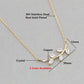 Dainty Crystal Branch Leaf Pendant Necklace - Elementsofthewitch