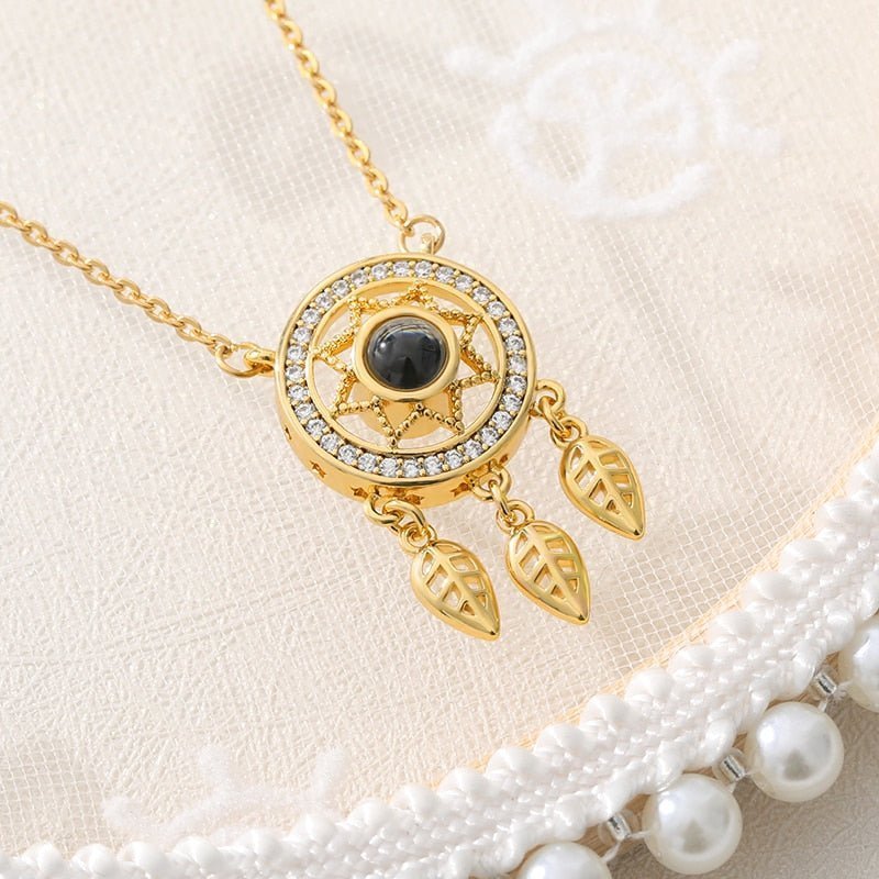 Dreamcatcher Pendant Necklace (I Love You) - Elementsofthewitch
