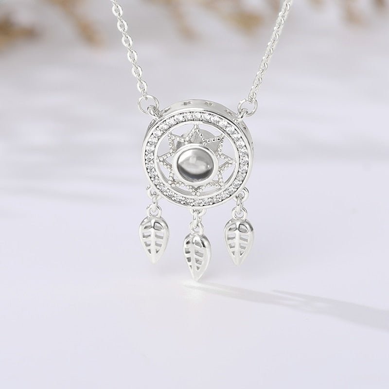 Dreamcatcher Pendant Necklace (I Love You) - Elementsofthewitch