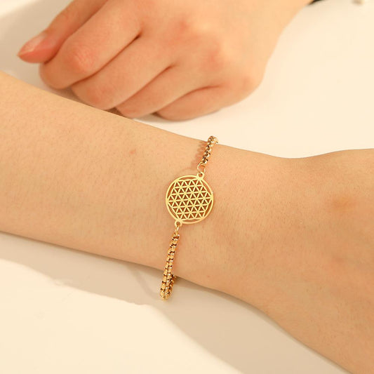 Flower of Life Charm Bracelet - Elementsofthewitch