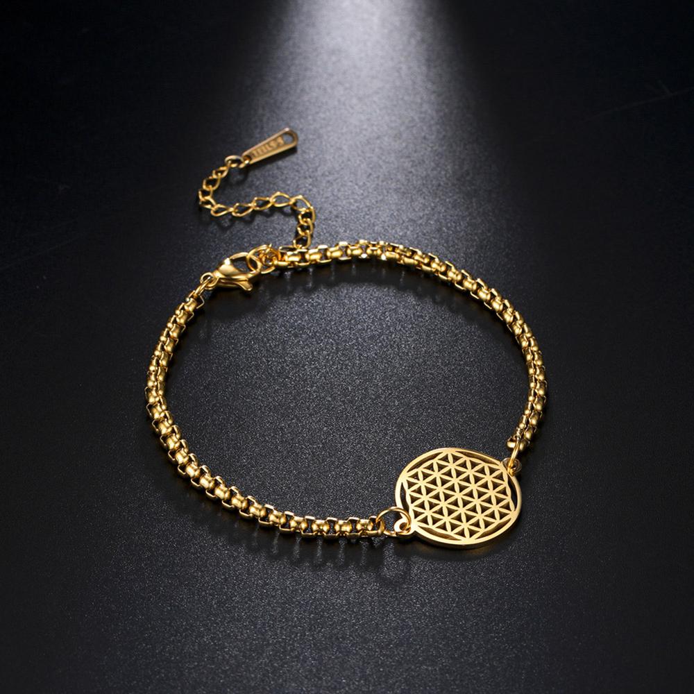 Flower of Life Charm Bracelet - Elementsofthewitch