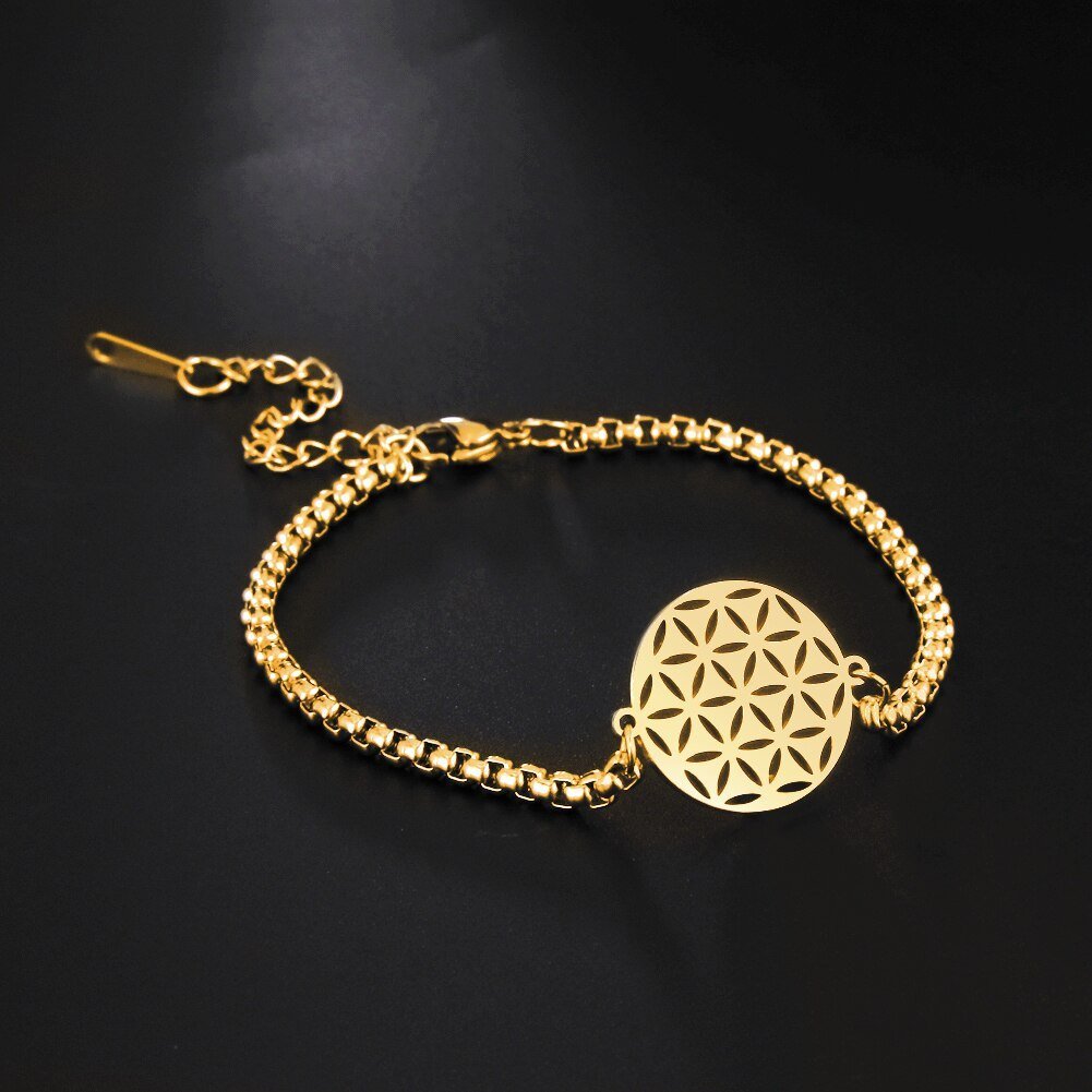 Flower of Life Charm Bracelet - Elementsofthewitch
