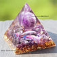 Glow In The Dark Planet Orgone Pyramid - Elementsofthewitch
