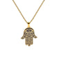 Hamesh Hamsa Fatima Hand Pendant Necklace - Elementsofthewitch