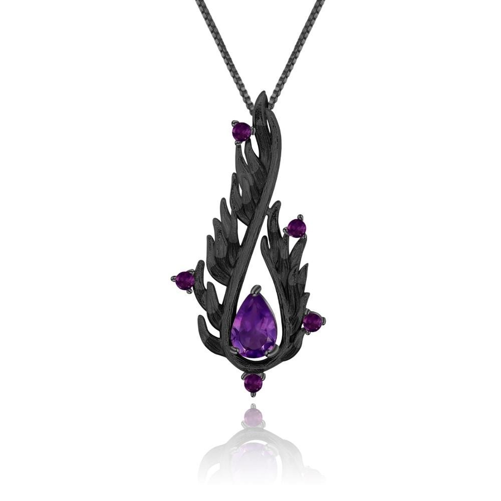 Handmade Angel Wing Pendant Necklace - Elementsofthewitch