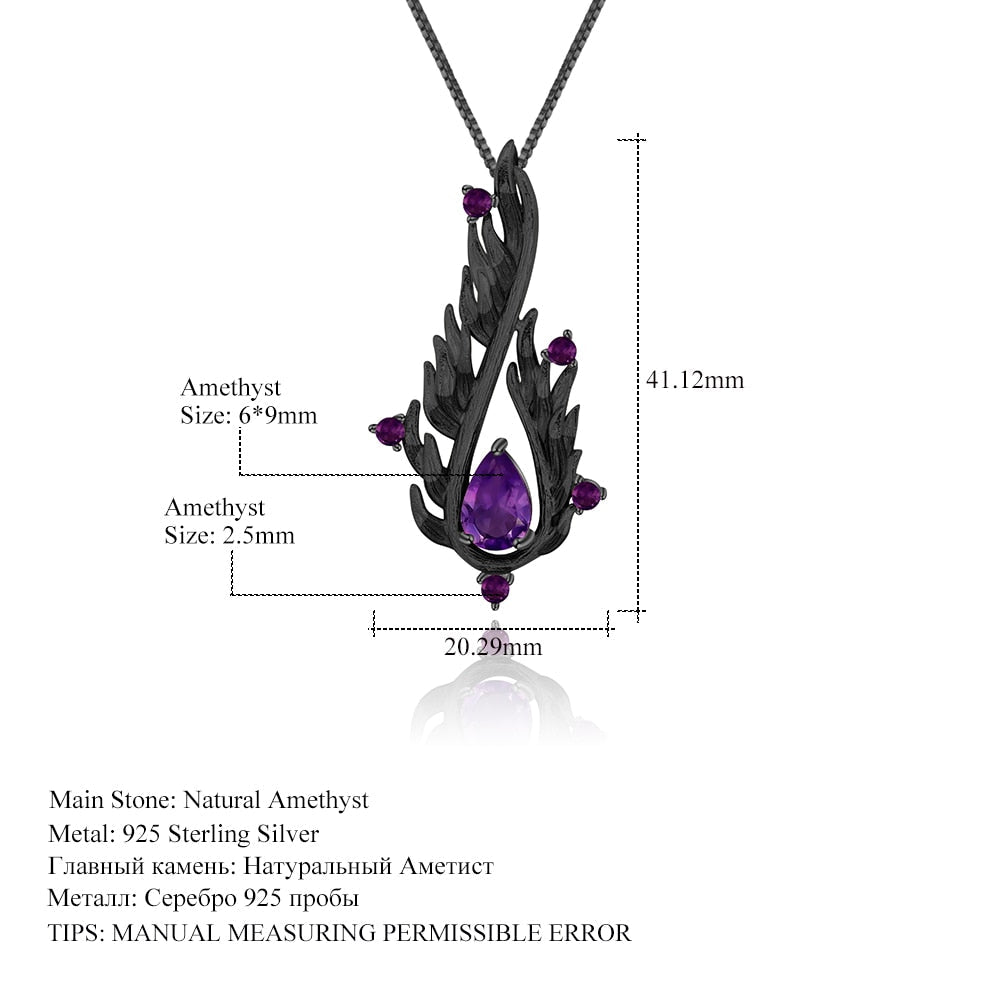 Handmade Angel Wing Pendant Necklace - Elementsofthewitch