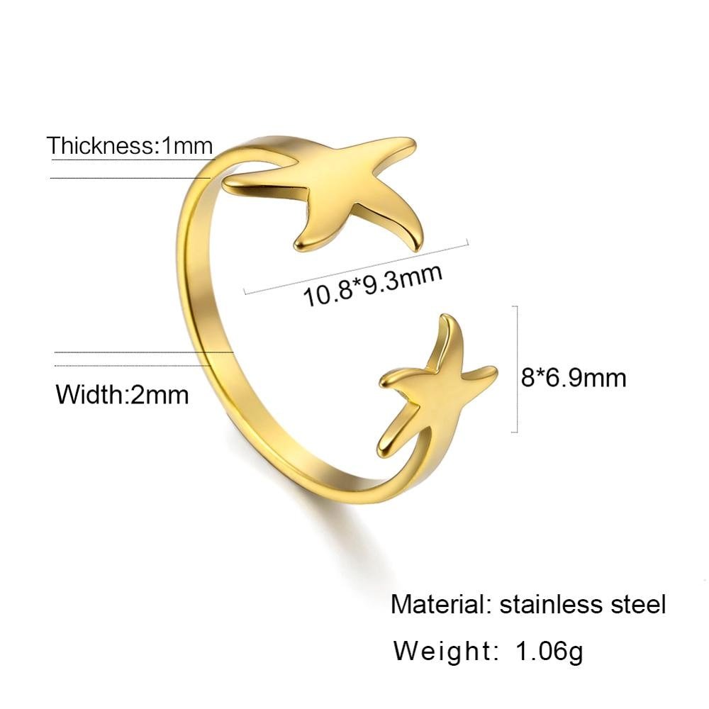 Lovely Moon Star Ring - Elementsofthewitch