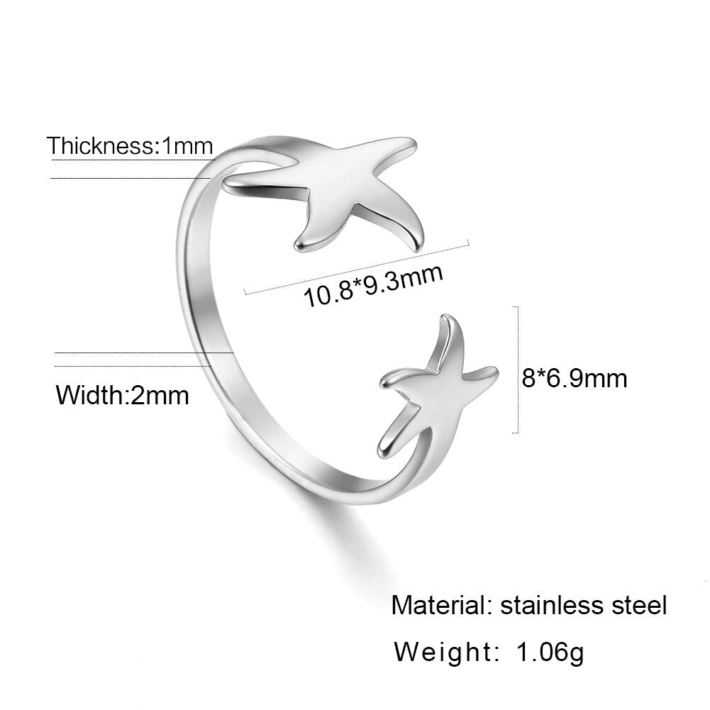 Lovely Moon Star Ring - Elementsofthewitch