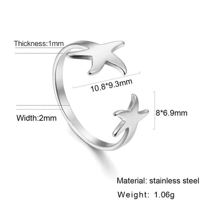 Lovely Moon Star Ring - Elementsofthewitch