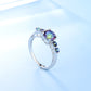 Sterling Silver Natural Stone Ring - Elementsofthewitch