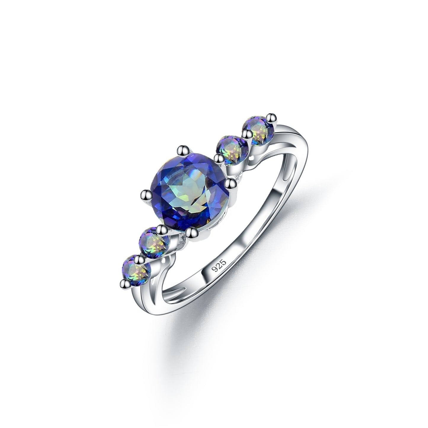 Sterling Silver Natural Stone Ring - Elementsofthewitch