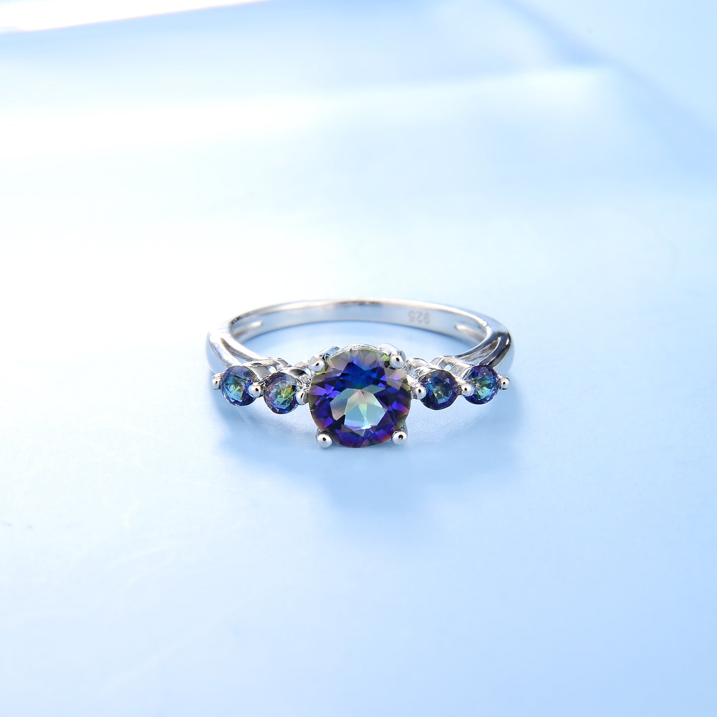 Sterling Silver Natural Stone Ring - Elementsofthewitch
