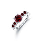 Sterling Silver Natural Stone Ring - Elementsofthewitch