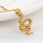 Snake Pendant Necklace - Elementsofthewitch