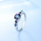 Sterling Silver Natural Stone Ring - Elementsofthewitch