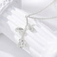 Rose Flower Pendant Necklace - Elementsofthewitch