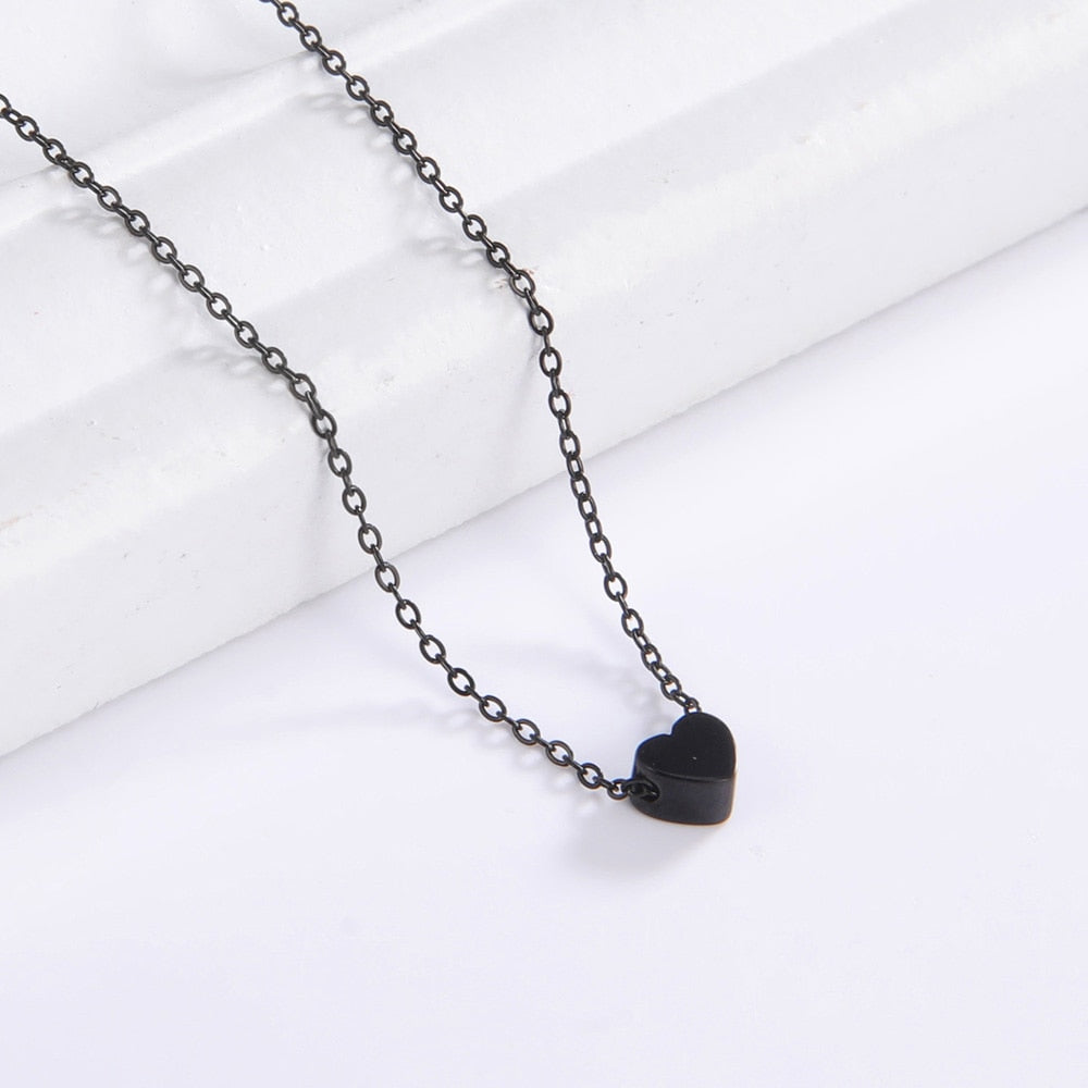 Mini Heart Pendant Necklace - Elementsofthewitch