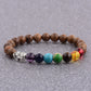 Natural Wooden Beaded Bracelet - Elementsofthewitch