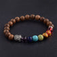 Natural Wooden Beaded Bracelet - Elementsofthewitch