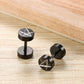 Stainless Steel Pentagram Stud Earrings - Elementsofthewitch