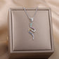 Snake Pendant Necklace - Elementsofthewitch