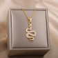 Snake Pendant Necklace - Elementsofthewitch
