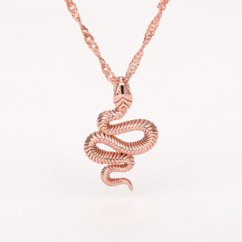 Snake Pendant Necklace - Elementsofthewitch